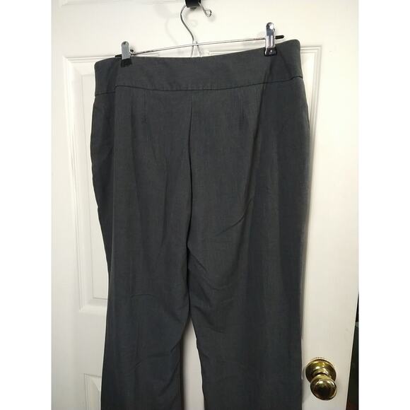 $ Covington Woman 14S Grey Trouser Pants Casual Office Business Boot Cut - Picture 9 of 10